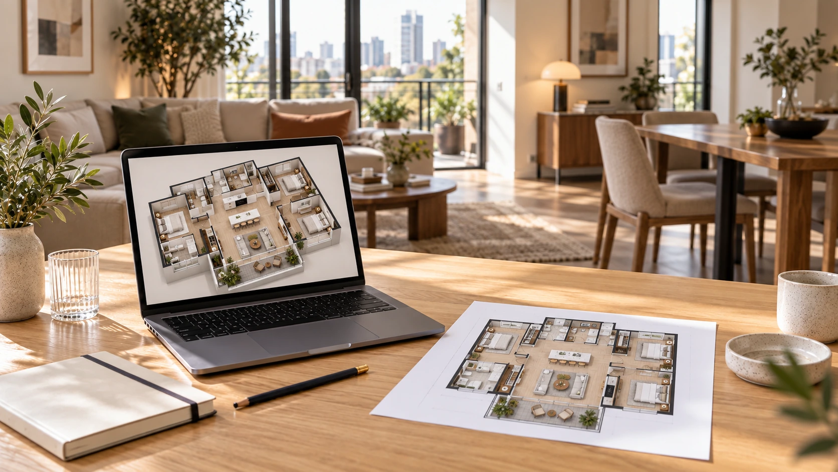 One-bedroom and multi-bedroom apartment layout concepts