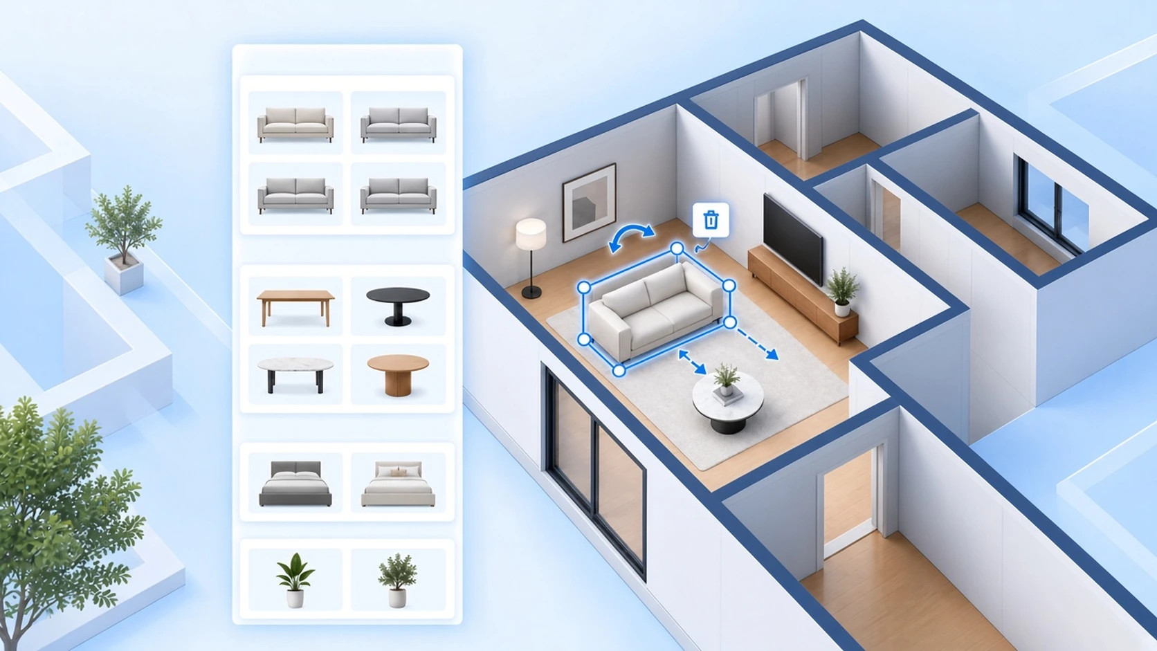 Library for Walls and Furniture