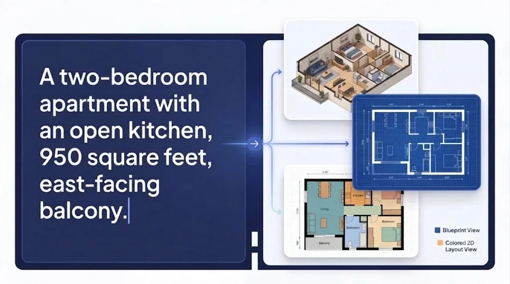 Free AI Floor Plan Generator — AI floor plan generator interface