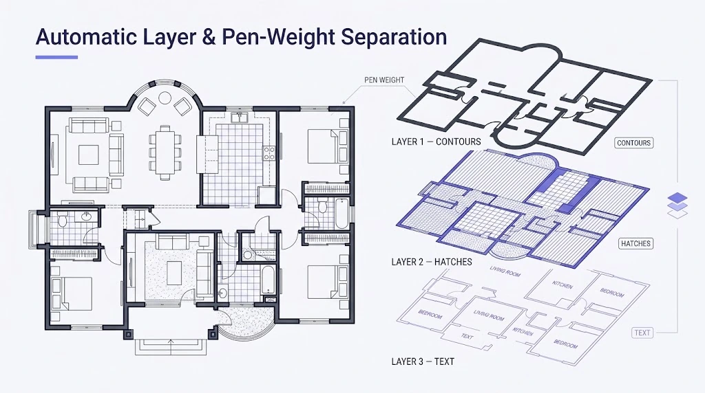 Automatic Layer & Pen-Weight Separation