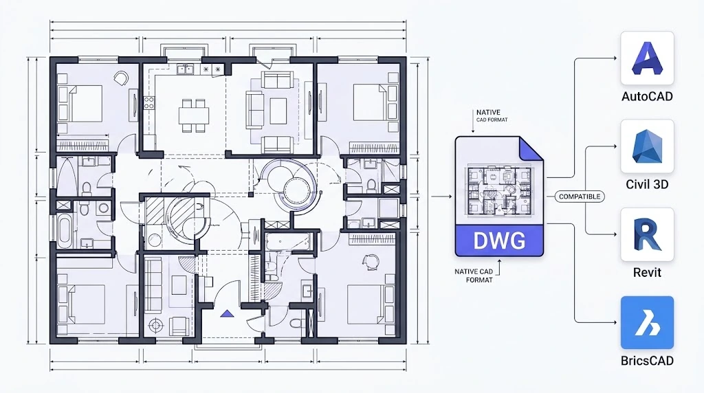 Native AutoCAD File Formatting