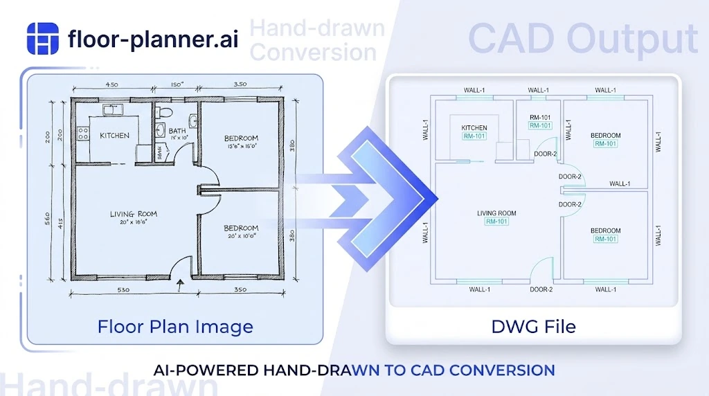 Floor plan conversion preview