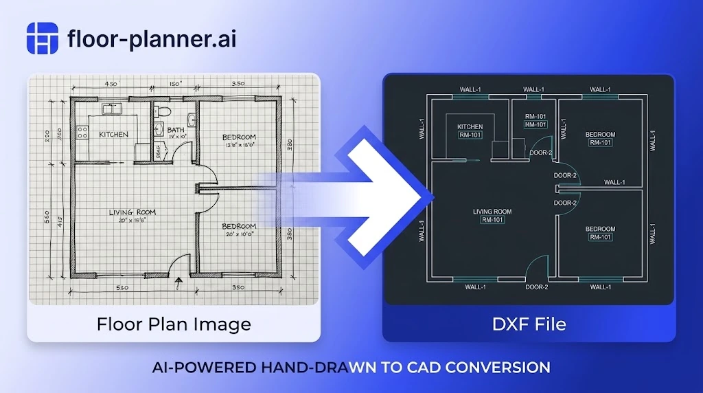 Floor plan conversion preview