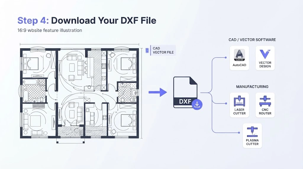 Step 4: Download Your DXF File