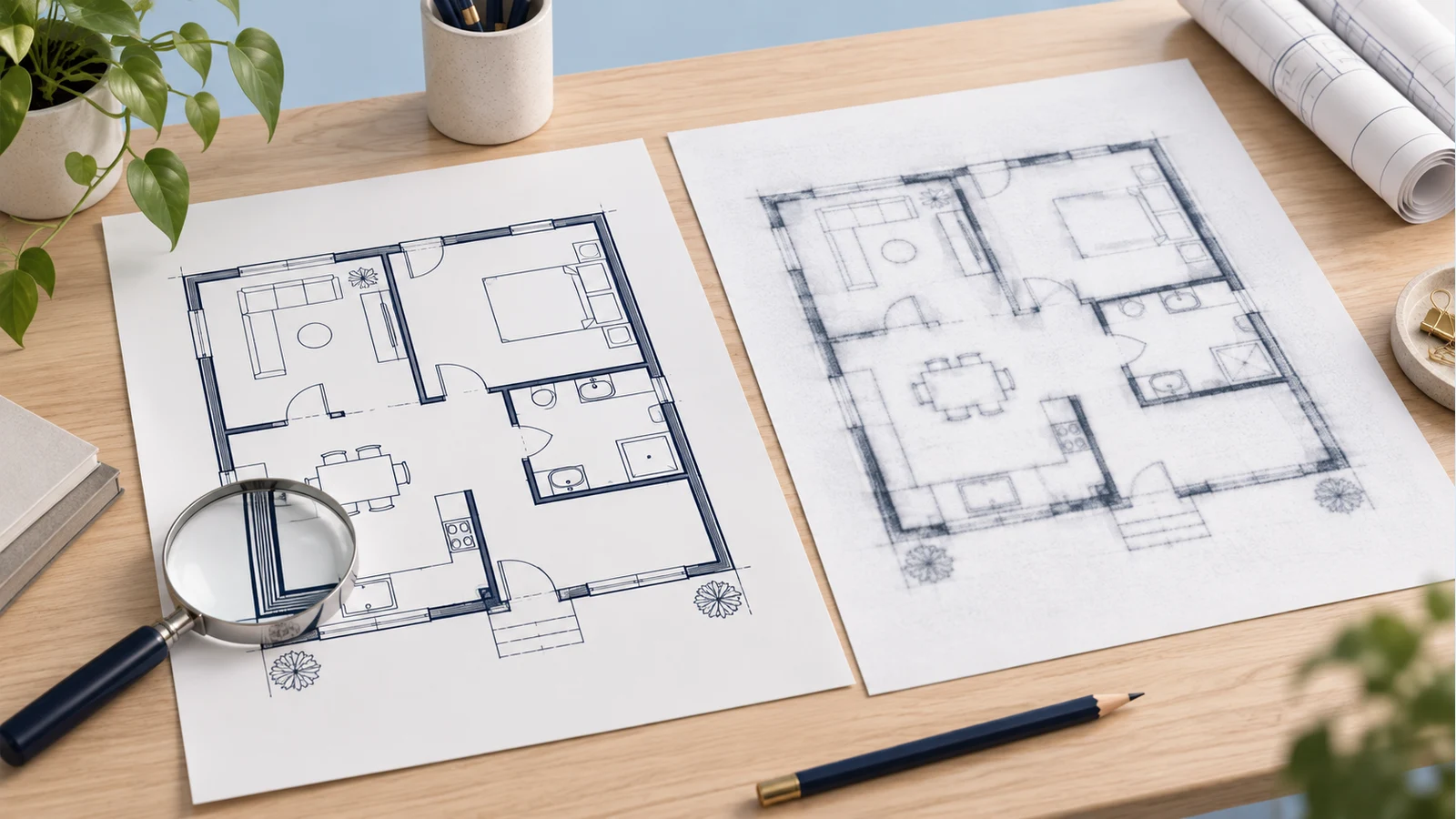 Clear source drawing with a readable floor plan