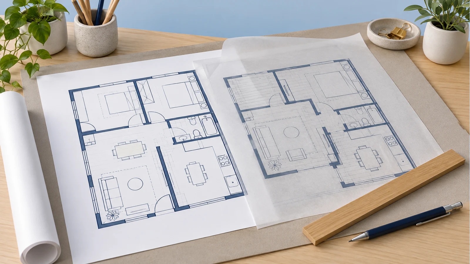 Drawing linework against a clear background