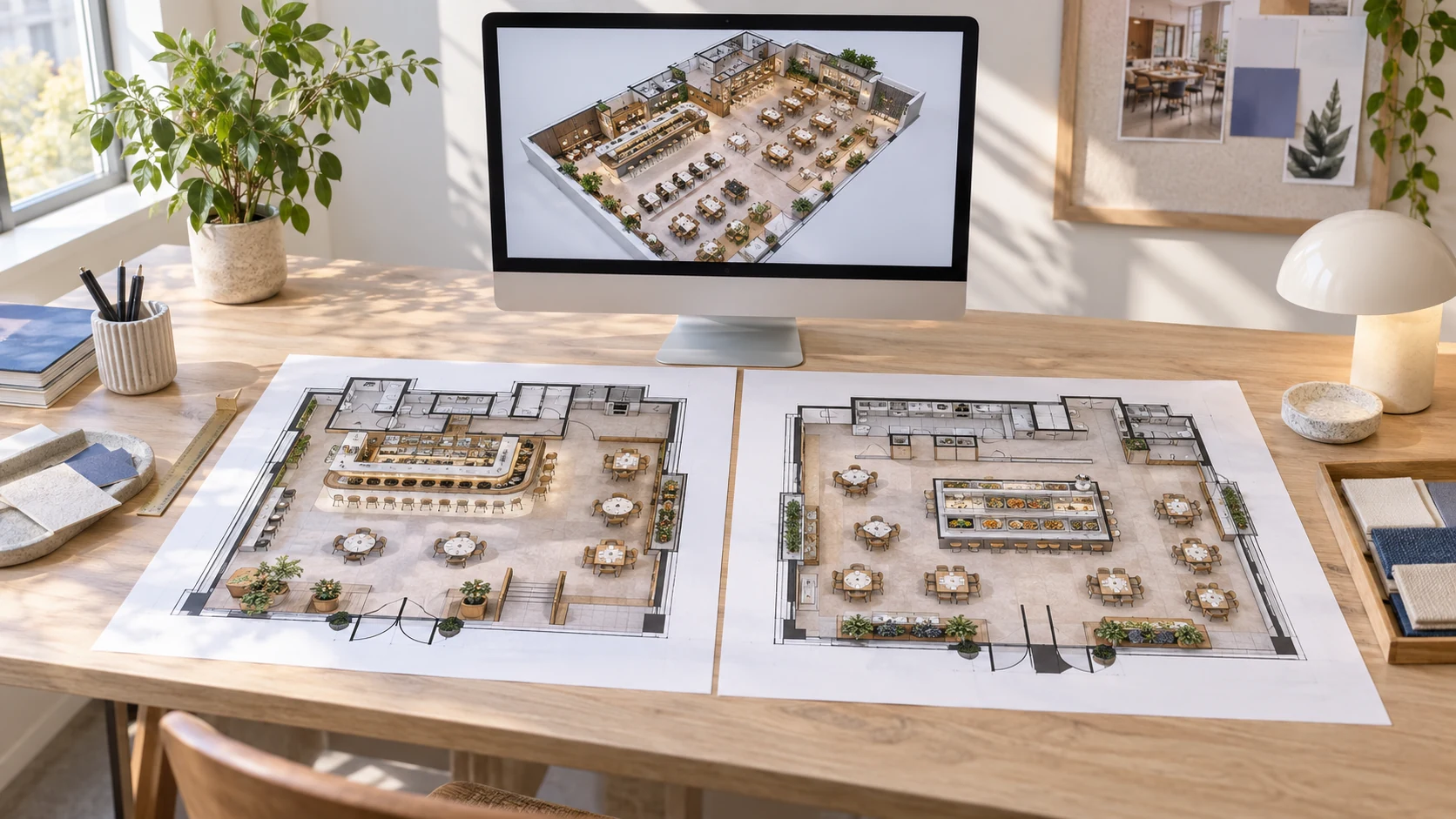 Compare Bar and Buffet Layouts
